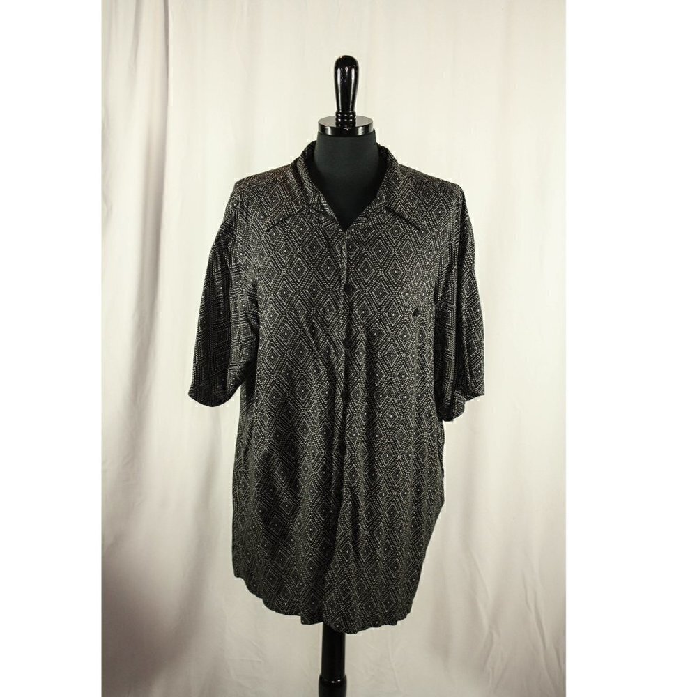 Marc Edwards Short Sleeve Button Down Top …